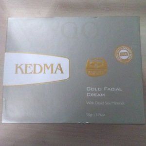 KEDMA GOLD FACIAL CREAM-DEAD SEA MINERALS+24K GOLDEN SEAL-1.7 oz/50ml-NEW-SEALED